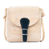 Cork Phone Crossbody Bag – Lightweight Mini Vegan Shoulder Bag in Natural Cork