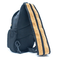 Corkadia Geometric Natural Cork Shoulder Bag - Modern Design