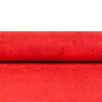 🔥 Cherry Red Cork Fabric – Vibrant, Sustainable & Luxurious!