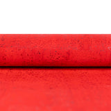 🔥 Cherry Red Cork Fabric – Vibrant, Sustainable & Luxurious!