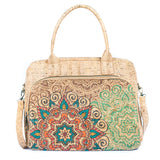 Mandala Magic: Cork Briefcase for the Modern Woman