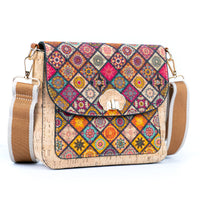 Printed Cork Women’s Crossbody Bag BAGD-576