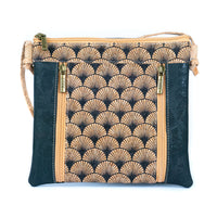 Cork Crossbody Bag with Unique Patterns