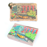 World in Your Pocket: City Print Cork Coin Purse