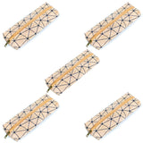 Cork Pencil Case Pack of 5 – Lightweight Eco-Friendly Zipper Pouches