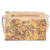 Cork and Coffee Bean Crossbody Bag and Clutch BAG-2290