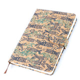 Floral Printed Cork Notebook – Eco-Friendly & Stylish Journal L-567A