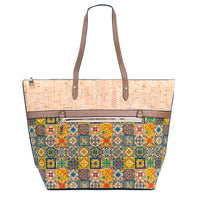 Ladies Lightweight Cork Tote Bag - Vegan Leather BAG-2330