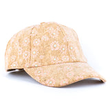 Women’s Cork Baseball Cap – Daisy Print Eco Style