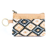 Small Cork Coin Purse with Key Ring