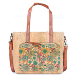 Printed Cork Tote Bag BAGD-568