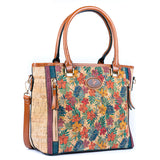 Printed Cork Women’s Handbag with Adjustable Strap BAGD-578