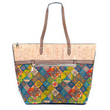 Ladies Lightweight Cork Tote Bag - Vegan Leather BAG-2330