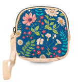 Square Cork Coin Purse with Wrist Strap