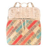 Patchwork Cork Backpack – Sustainable & Stylish BAGD-590