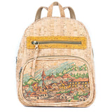 Printed Cork Women's Backpack BAGD-574