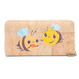 Eco-Friendly Cork Wallet – Animal Floral Design BAG-2020-ABCDE