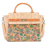 Women's Printed Cork Handbag & Crossbody Bag