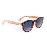 Women's Cork Sunglasses with UV Protection Lenses(Including case) L-1098