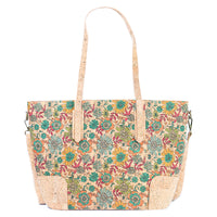 Printed Cork Tote Bag: Versatile & Eco-Friendly