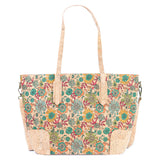 Printed Cork Tote Bag: Versatile & Eco-Friendly