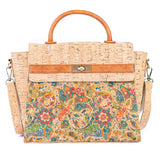 Women's Printed Cork Handbag & Crossbody Bag