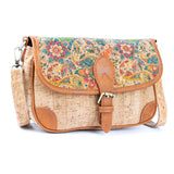 Printed Cork & PU Women's Crossbody Bag BAGD-572