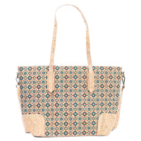 Printed Cork Tote Bag: Versatile & Eco-Friendly