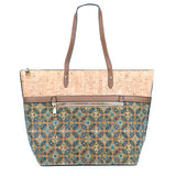 Ladies Lightweight Cork Tote Bag - Vegan Leather BAG-2330