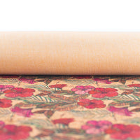 🌸 Floral Cork Fabric COF-321-A – Where Nature Meets Style! 🌿