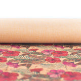 🌸 Floral Cork Fabric COF-321-A – Where Nature Meets Style! 🌿