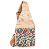 Printed Cork Women's Chest Bag Sling Bag BAGD-565