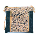 Cork Crossbody Bag with Unique Patterns