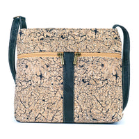 Women's Cork Zipper Bag | Vegan Leather