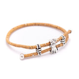 Dog Charm Cork Jewelry Set | Eco-Friendly