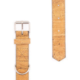 Unleash Eco-Friendly Style with the Cork Dog Collar L-536