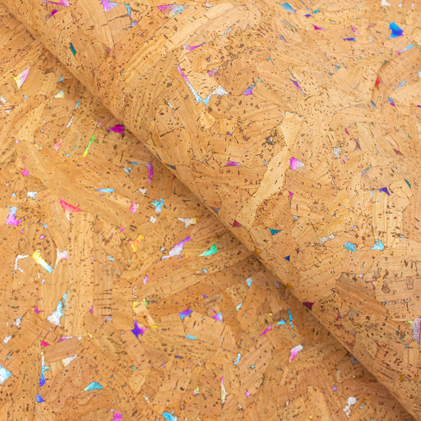 Colorful Textured Cork Fabric