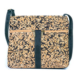 Women's Cork Zipper Bag | Vegan Leather