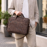 Professional Cork Laptop Bag - Vegan Briefcase with Shoulder Strap BAGP-034