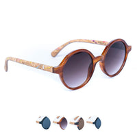 Women's Cork Sunglasses with UV Protection