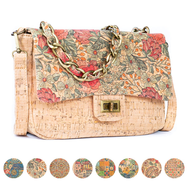 Women's Cork Shoulder Bag