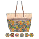 Vegan leather bag for women made from natural cork material