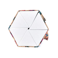 Cork Glasses Organizer 6-Slot Foldable Printed | Corkadia