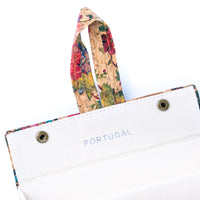 Cork Glasses Organizer 6-Slot Foldable Printed | Corkadia