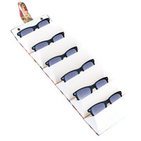 Cork Glasses Organizer 6-Slot Foldable Printed | Corkadia