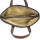 Eco-Friendly Cork Laptop Bag with Front Zip Pocket - Vegan Leather Briefcase BAGP-330