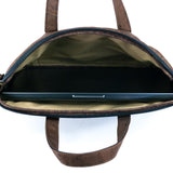 Eco-Friendly Cork Laptop Bag with Front Zip Pocket - Vegan Leather Briefcase BAGP-330