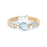 10mm Portuguese Cork Bangle | Mandala Geometric Pattern