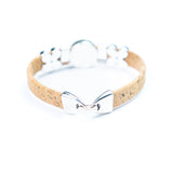 10mm Cork Bracelet with Mandala Geometric Pattern