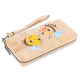 Eco-Friendly Cork Wallet – Animal Floral Design BAG-2020-ABCDE